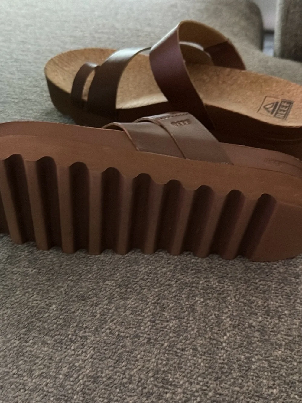 Reef Brown Cork Footbed Women's Sandals